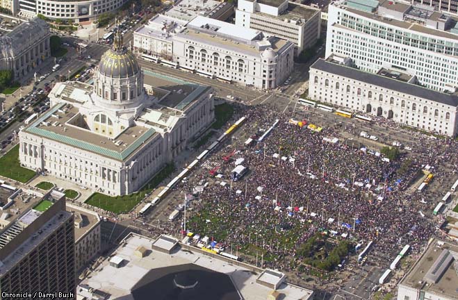 Civic Center from the air